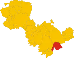 Stroncone within the Province of Terni