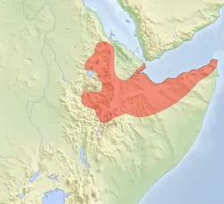 The Adal Sultanate in c. 1540