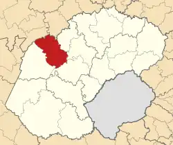 Location in the Free State