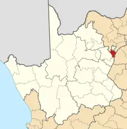 Location in the Northern Cape