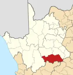 Location in the Northern Cape