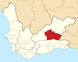 Location in the Western Cape