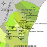 Municipalities of Horta Nord