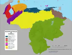 Natural Regions of Venezuela