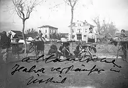 Albanian halva merchants in Skopje, 1907