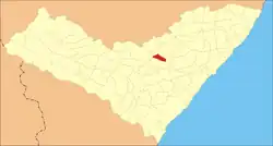 Location of Mar Vermelho