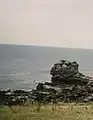 Rock indicating the southernmost point of Korea