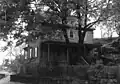 William Peach House, a portion of the last remnant of Old Meeting House, relocated to Orne Street in 1899 at the base of Fountain Park.