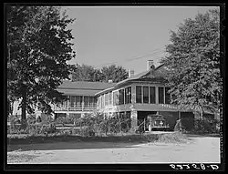 Jones family home in Marcella in October 1939
