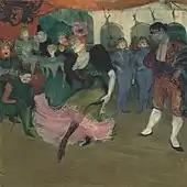 Marcelle Lender Dancing the Bolero in "Chilpéric", 1895–96, oil on canvas, National Gallery of Art