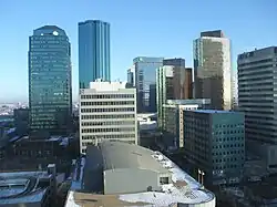 Edmonton's downtown core