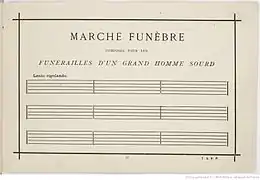 Marche funèbre, composée pour les funérailles d'un grand homme sourd  [Funeral March, composed for the obsequies of a great deaf man]