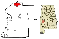 Location in Marengo County, Alabama