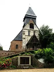The church in Mareuil-Caubert