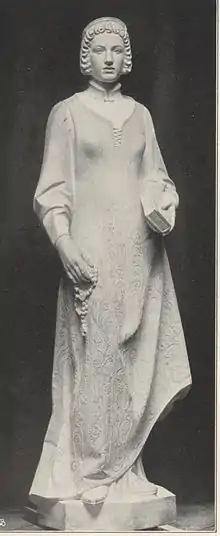 Margarete of Sicily-Aragon (1910) in the Neustadt collegiate church