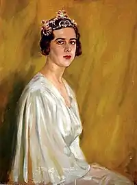 A painting of Princess Margarita showing her at age 23