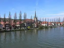 Margetshöchheim seen from the Main River