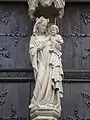 Madonna statue at the main portal