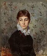 Portrait of Hilda Wiik, 1880