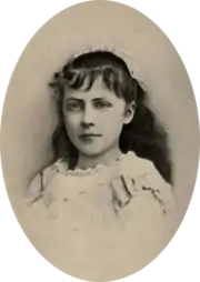A portrait of Marie Lenéru at age 10.