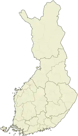 Location of Mariehamn sub-region