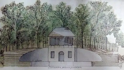 Plan for a pavilion at Mariemont (1743)