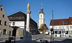 Marian Square with the Marian column