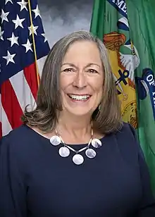 Lynn Malerba, chief of the Mohegan Tribe and the 45th Treasurer of the United States