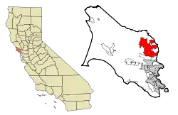 Location in Marin County and California