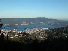 Vista xeral do Concello de Marín, Pontevedra