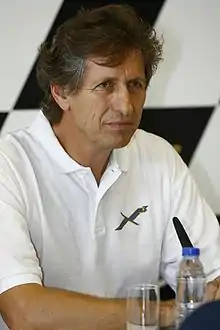 Mario Illien at a Moto GP press conference in 2006