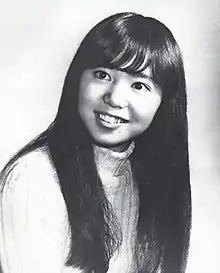 Takeuchi's yearbook photo, 1973