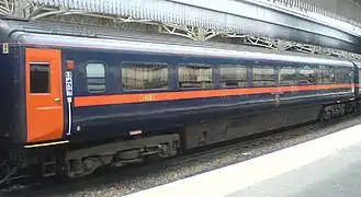 Image 10British Rail Mark 3 coach, an all-steel car from the 1970s (from Railroad car)