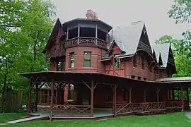 Mark Twain House from Southeast, 2004
