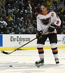 Mark Greig played five seasons for the Phantoms.