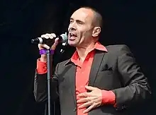 Mark Reilly of Matt Bianco performing in June 2014
