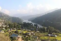 View of Markhu Village