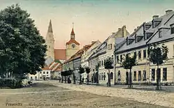 Old postcard from Přísečnice