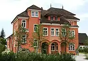 The building housing the Markus Sittikus hall in Hohenems, Vorarlberg