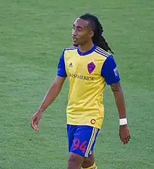The Colorado Rapids' alternate kit with a flag-inspired color scheme