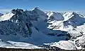 Terminal Mountain (left) and Manx Peak