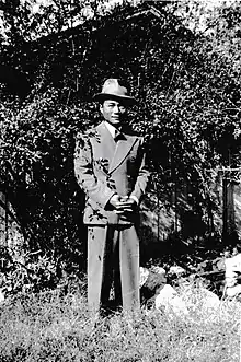 Photograph of Marshall Tuason, a Filipino immigrant to California