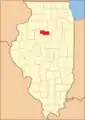 Marshall County in 1843, when its eastern border was extended to bring it to its current size