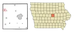 Location of St. Anthony, Iowa