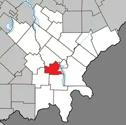 Location within Le Granit RCM