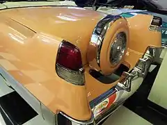 The Cadillac rear of the 1954 custom built Oldsmobile-Cadillac