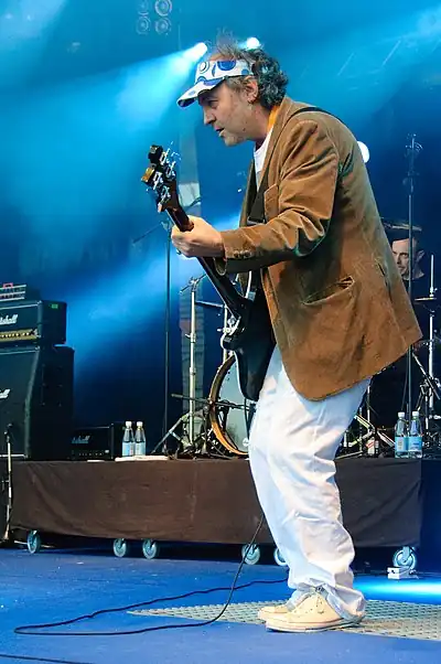English musician Youth performing in 2009