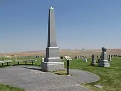 The Martin Harris Gravesite in Clarkston is listed on the National Register of Historic Places