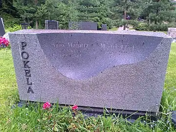 Family grave at Hietaniemi Cemetery