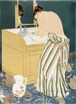 Woman BathingCassatt, c. 1890–91